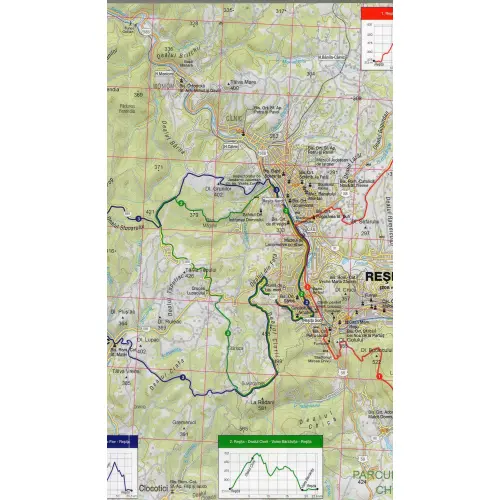 Góry Banat - szlaki rowerowe, 1:50 000 / 1:100 000