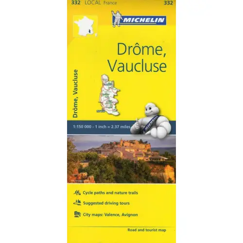 Drôme, Vaucluse, 1:150 000