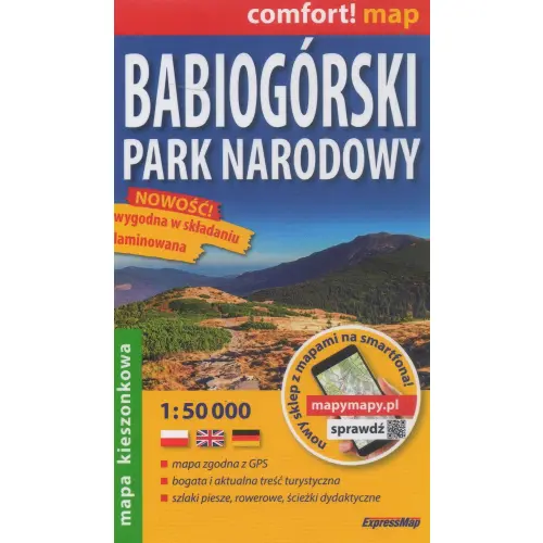 Babiogórski Park Narodowy, 1:50 000