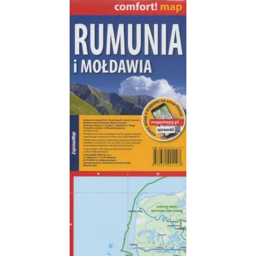 Rumunia i Mołdawia, 1:800 000