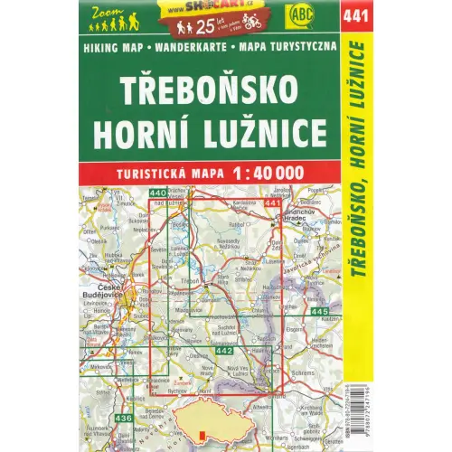 Trebonsko, Horni Luznice, 1:40 000
