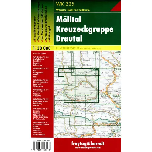 Mollental - Kreuzeckgruppe, 1:50 000