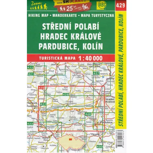 Střední Polabí, Hradec Králové, Pardubice, 1:40 000