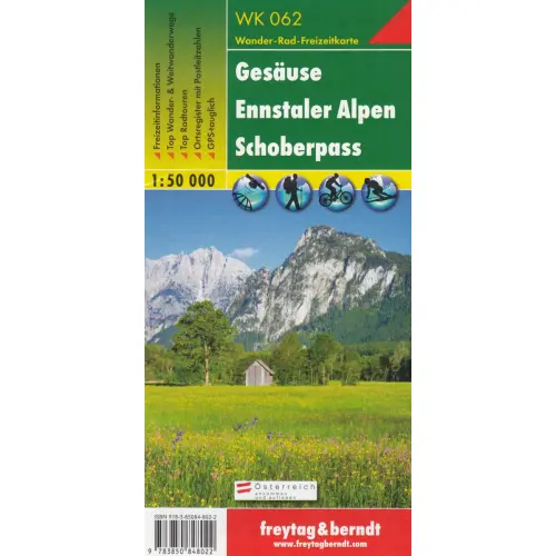 Gesause, Ennstal Alps, Schoberpass, 1:50 000