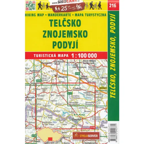 Telcsko, Znojemsko, Podyji, 1:100 000
