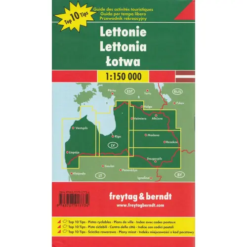Łotwa Wschód, Łotwa Zachód, 1:150 000