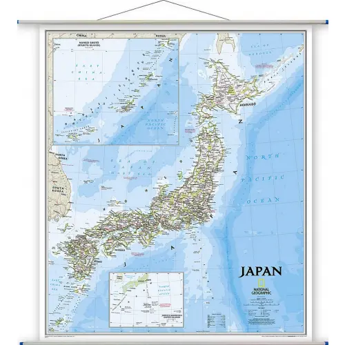 Japonia Classic mapa ścienna polityczna, 1:3 115 000