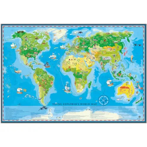 Young Explorer's World Map
