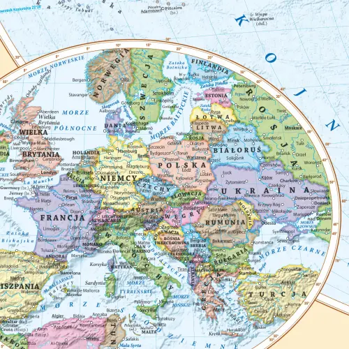 Plan lekcji - polityczna mapa Świata