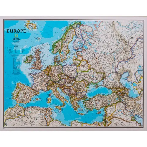 Europa Classic mapa ścienna polityczna arkusz papierowy 1:8 399 000