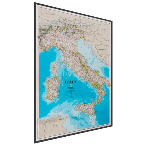 Włochy Classic mapa ścienna polityczna na podkładzie 1:1 765 000