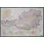Austria mapa ścienna kody pocztowe na podkładzie 1:500 000