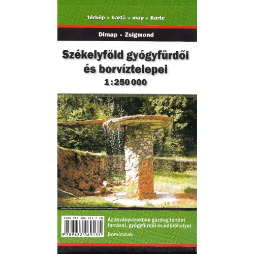 Mineral Waters in Szekely Land, 1:250 000