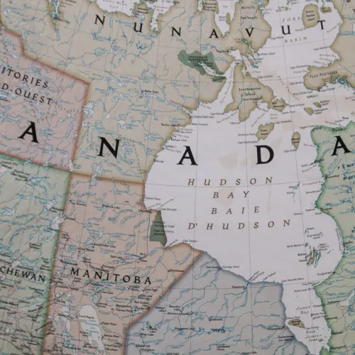 Kanada Executive mapa ścienna polityczna na podkładzie magnetycznym 1:6 400 000