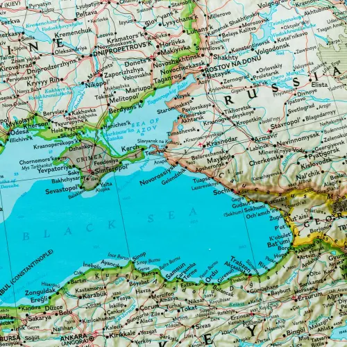 Kraje Śródziemnomorskie Classic mapa ścienna polityczna na podkładzie 1:6 957 000