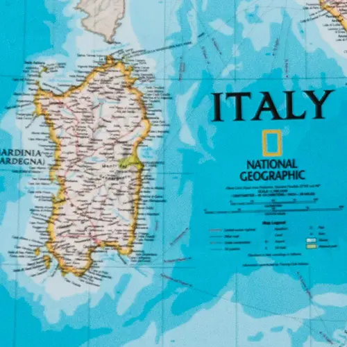 Włochy Classic mapa ścienna polityczna na podkładzie 1:1 765 000