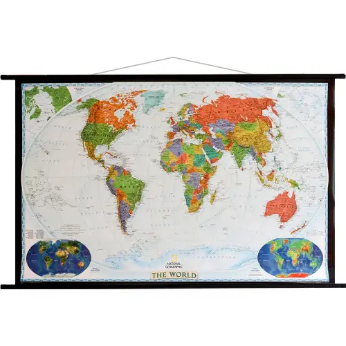 World Decorator Świat mapa ścienna 1:18 384 000