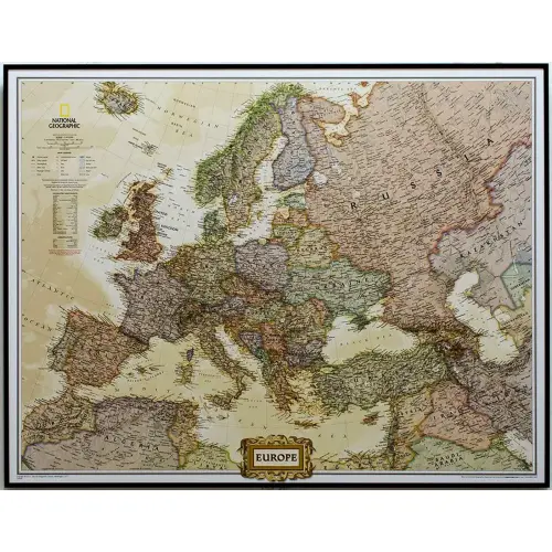 Europa Executive mapa ścienna polityczna na podkładzie 1:5 471 000